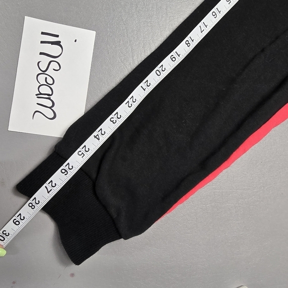 Puma women's black and pink jogger sweatpants size large - Picture 2 of 11